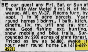 Trailside Motel (Villa Mar Motel) - Jun 27 1971 Ad